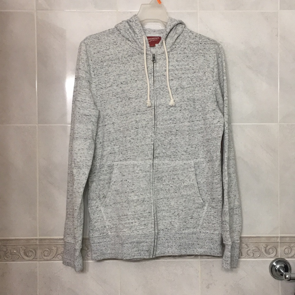 NWT | Grey Snow Zip Up Hoodie | The Original Arizona Jean Co. | Mens